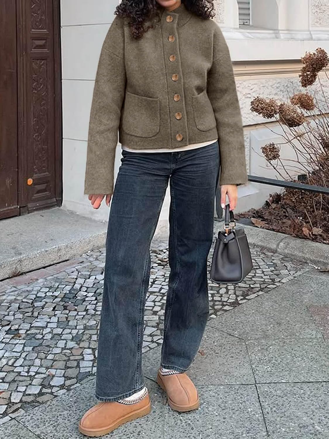 Thumbnail 5 de Cicy Bell Chunky Knit Cardigan Sweater with Pockets