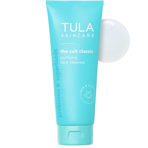 Detalle de TULA Skincare Cult Classic Purifying Face Cleanser: Daily Wash for Pores & Skin Balance (6.7 oz)