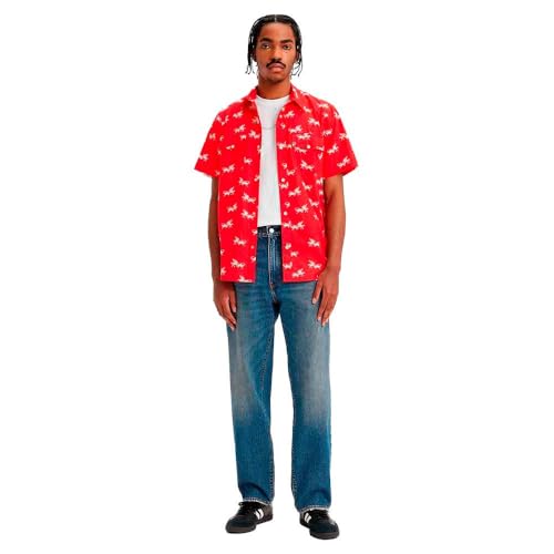 Detalle de Levi's 568 Loose Straight Jeans 32W/32L — Aisle Seat para hombre