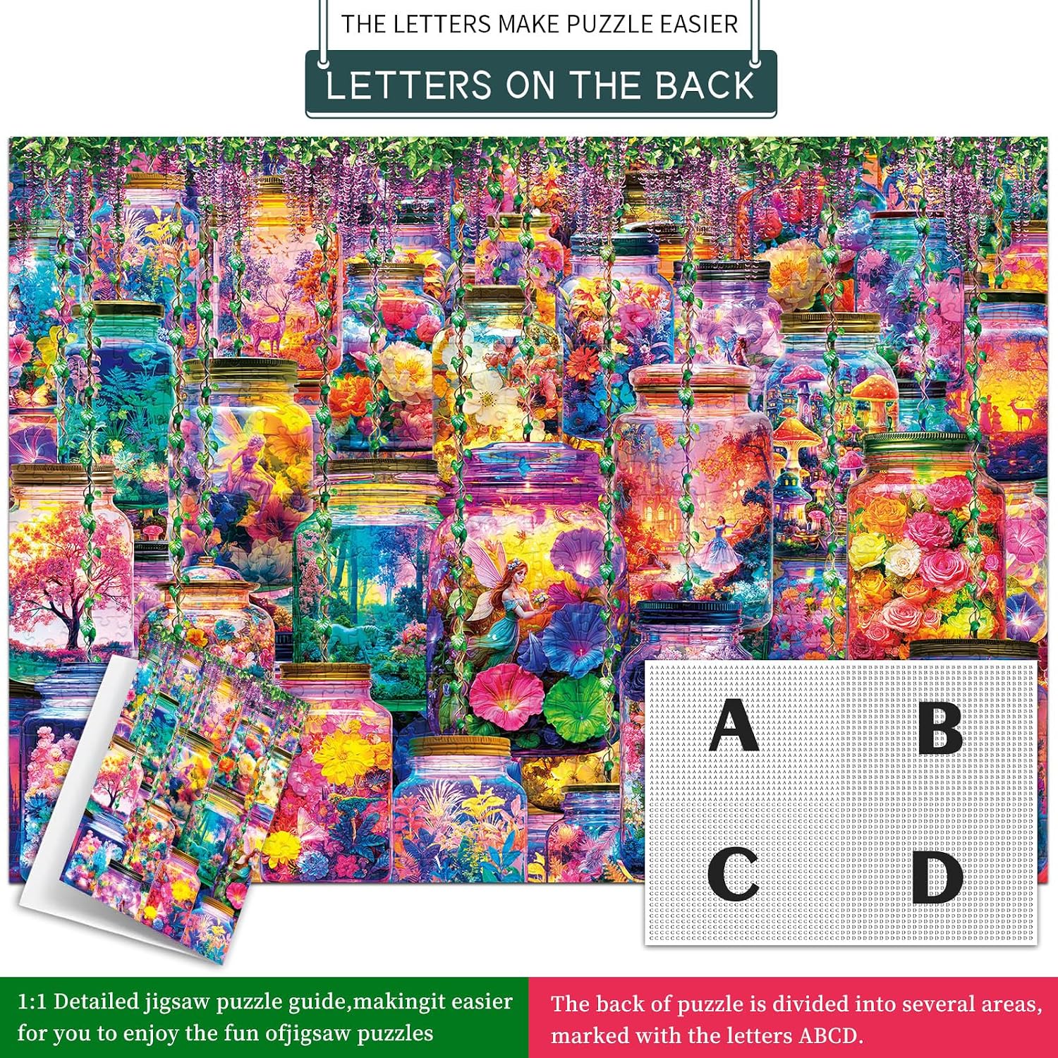 Thumbnail 2 de HUADADA Jigsaw Puzzle, 1,000 Pieces