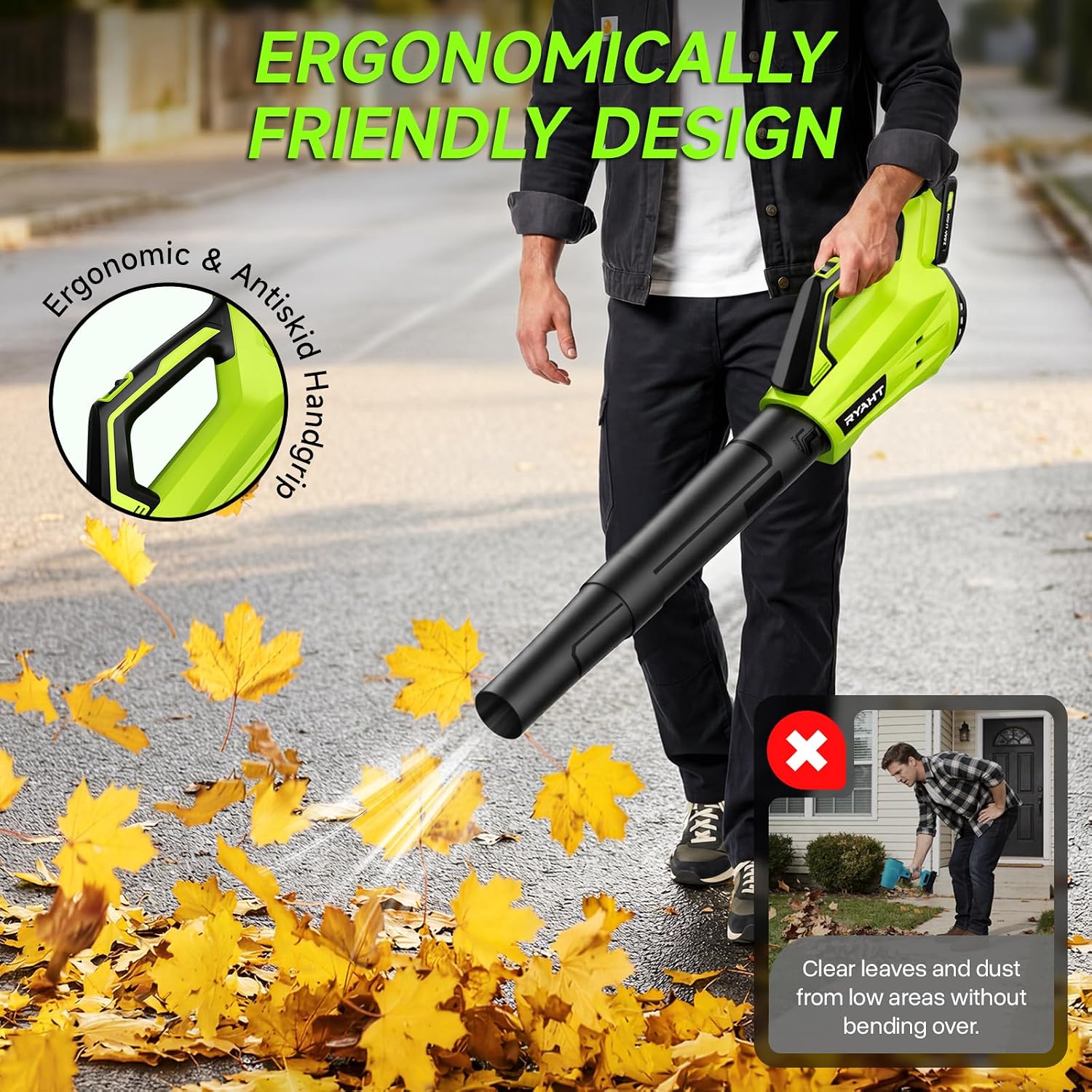 Detalle 2 de Cordless Leaf Blower, 20V
