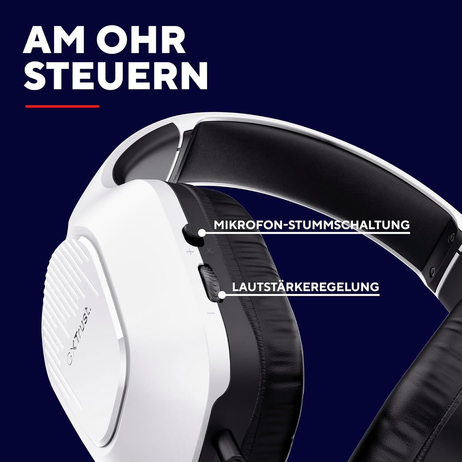 Thumbnail 5 de Trust Gaming GXT 418W Rayne – Leichtes, kabelgebundenes Gaming-Headset mit 50-mm-Treibern