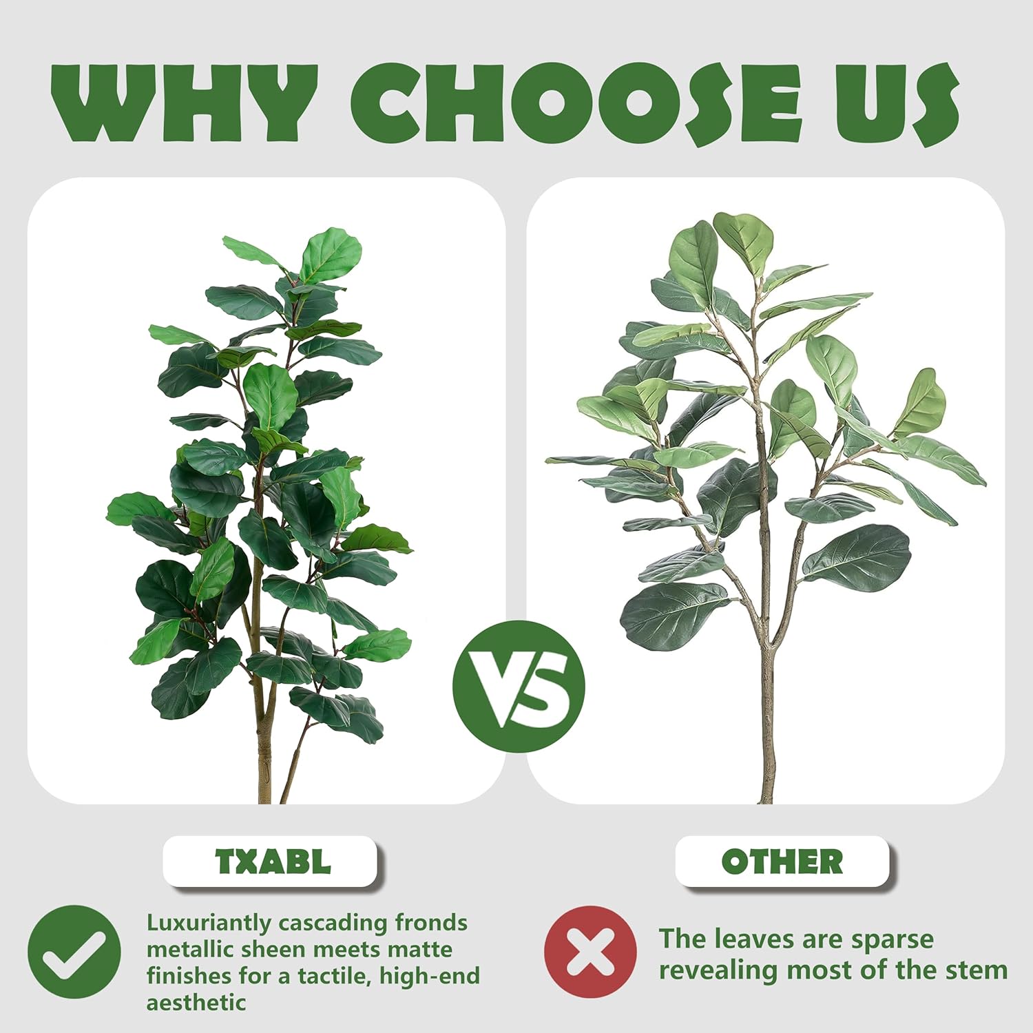 Thumbnail 2 de TXABL Fiddle Feigenbaum 180 cm Kunstpflanze