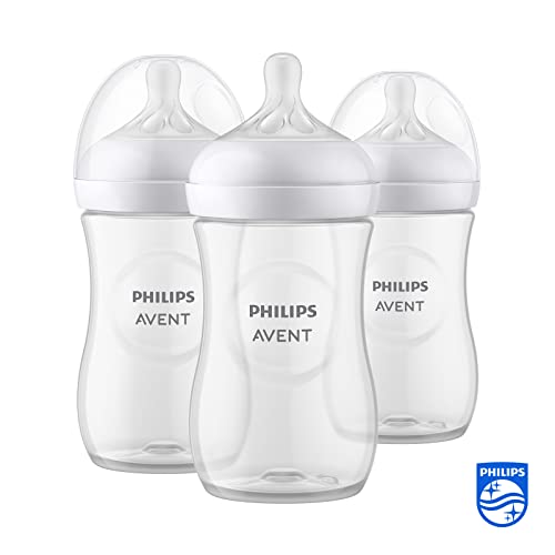 Thumbnail 1 de Philips Avent Biberons Réponse Naturelle 260 ml – Lot de 3 (SCY903/03) sans BPA