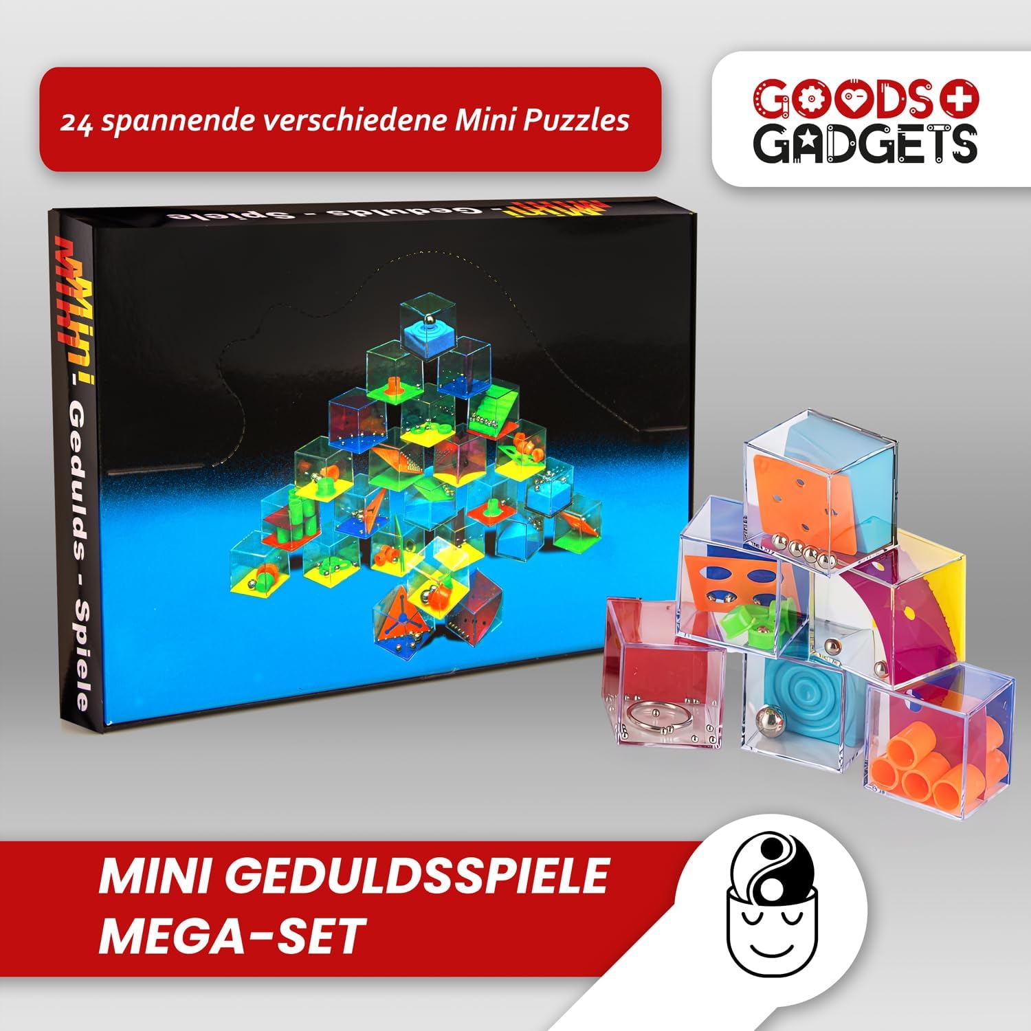 Thumbnail 6 de Goods & Gadgets Mini Puzzle Mega Set: 24 jeux de balle pour s’amuser et s’entraîner