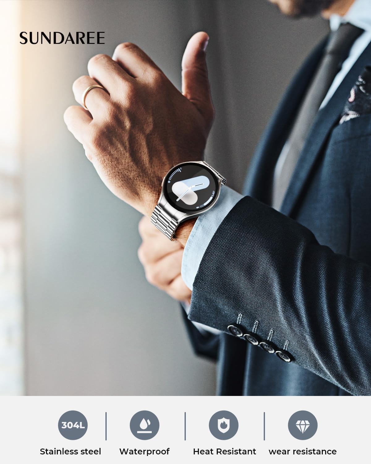Detalle de SUNDAREE Keine Lücke Armband 18–25,5 cm