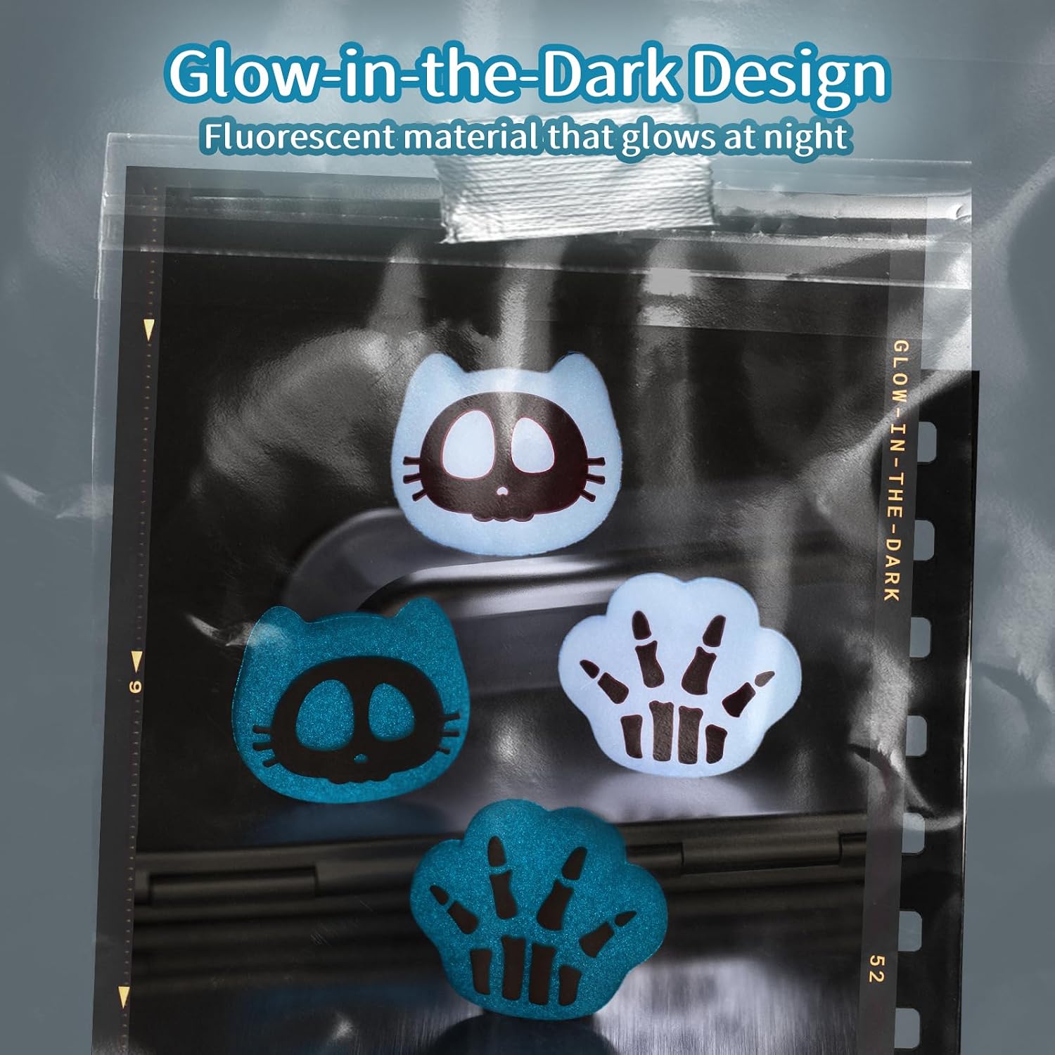 Thumbnail 2 de GeekShare Thumb Grips for Switch 2 (2025) — See-Through Kitten 4-Pack