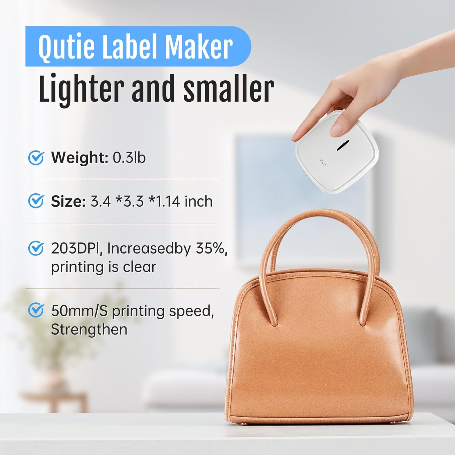 Thumbnail 4 de PRT Label Maker Portable Bluetooth Label Printer 📷