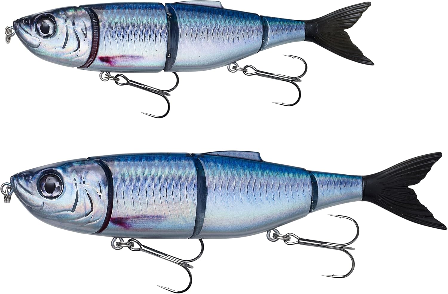 Detalle de Savage Gear 4Play V2 Swim N Jerk - Aringa swimbait 3D realistica, azione super S-Curve e affondamento lento