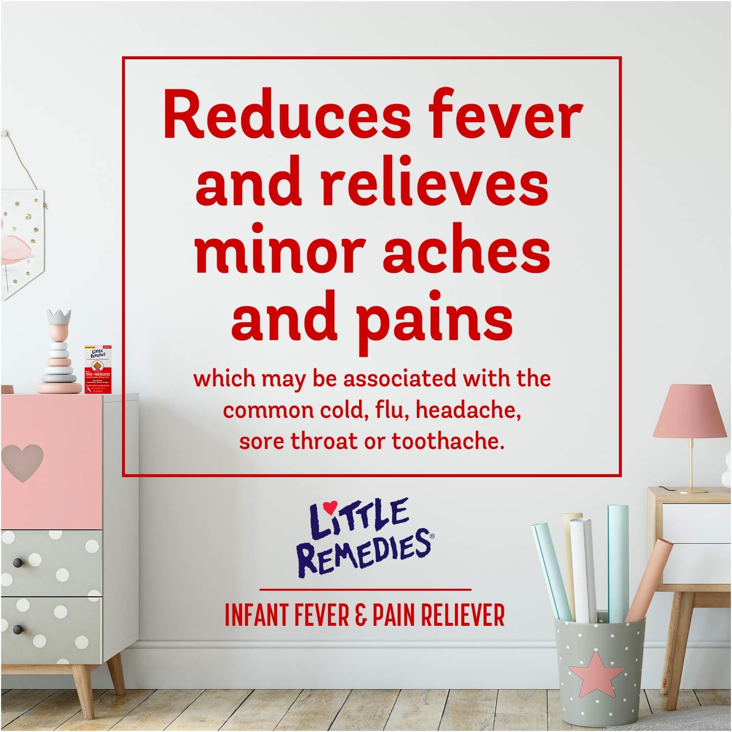 Detalle de Little Remedies Infant Fever & Pain Reliever, 2-Pack, Natural Berry, Accusafe Dosing