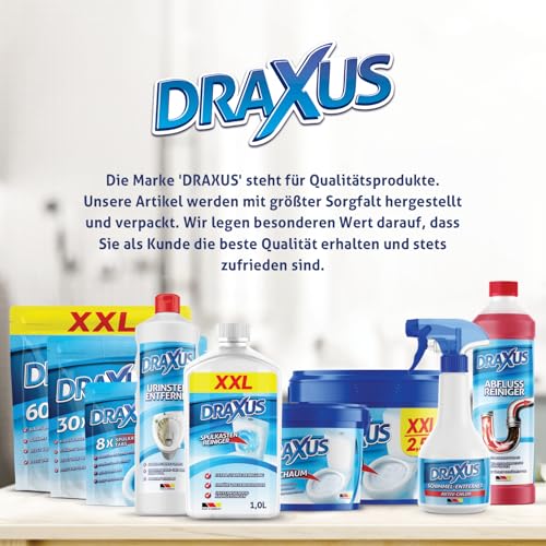 Detalle de DRAXUS WC Schaum Extra Stark – Kalk & Urinstein entfernen, Glanz & frischer Duft