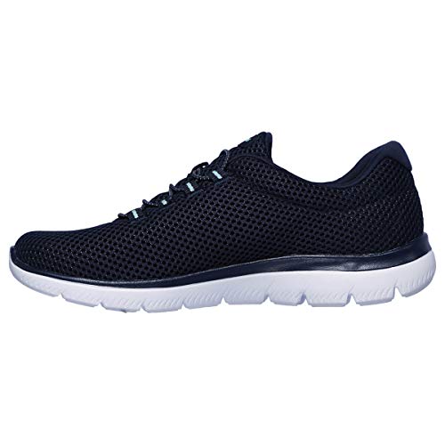 Thumbnail 6 de Skechers Damen Summits 12985 Turnschuhe Navy Mesh/White Trim Größe 40 EU