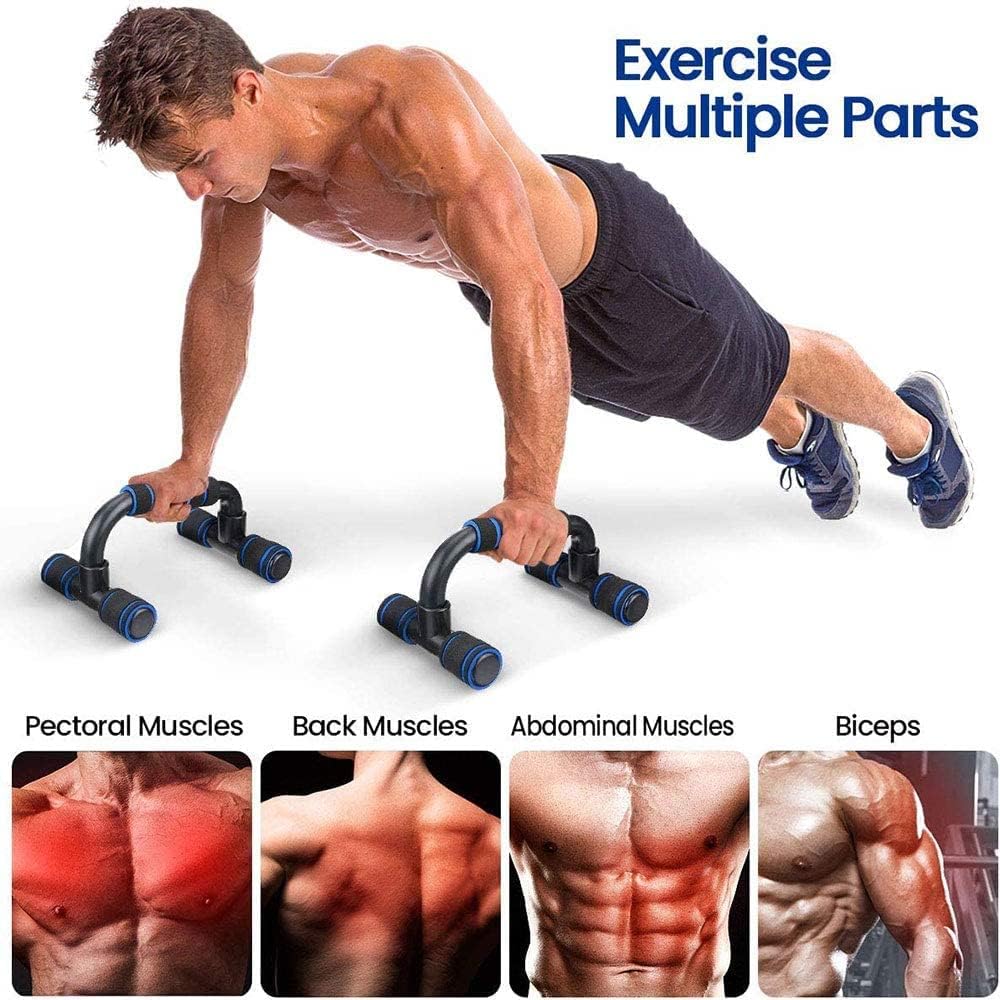 Detalle 2 de AERLANG 7-in-1 Ab Roller Wheel Set with Push-up Bars, Resistance Band, Skipping Rope, Hand Grip & Knee Pad