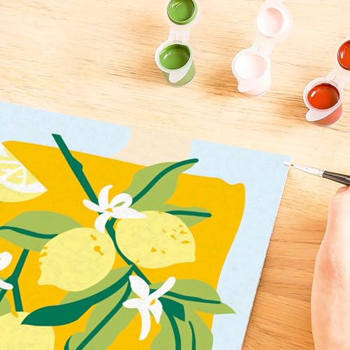 Detalle 2 de Ravensburger CreArt 18x24 cm, peinture par numéros lemon ⚙