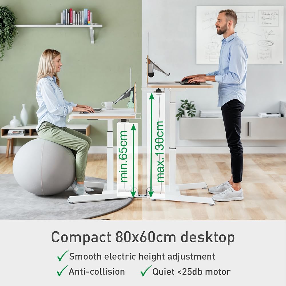 Detalle de Leitz Ergo Small Electric Sit Stand Desk 80cm