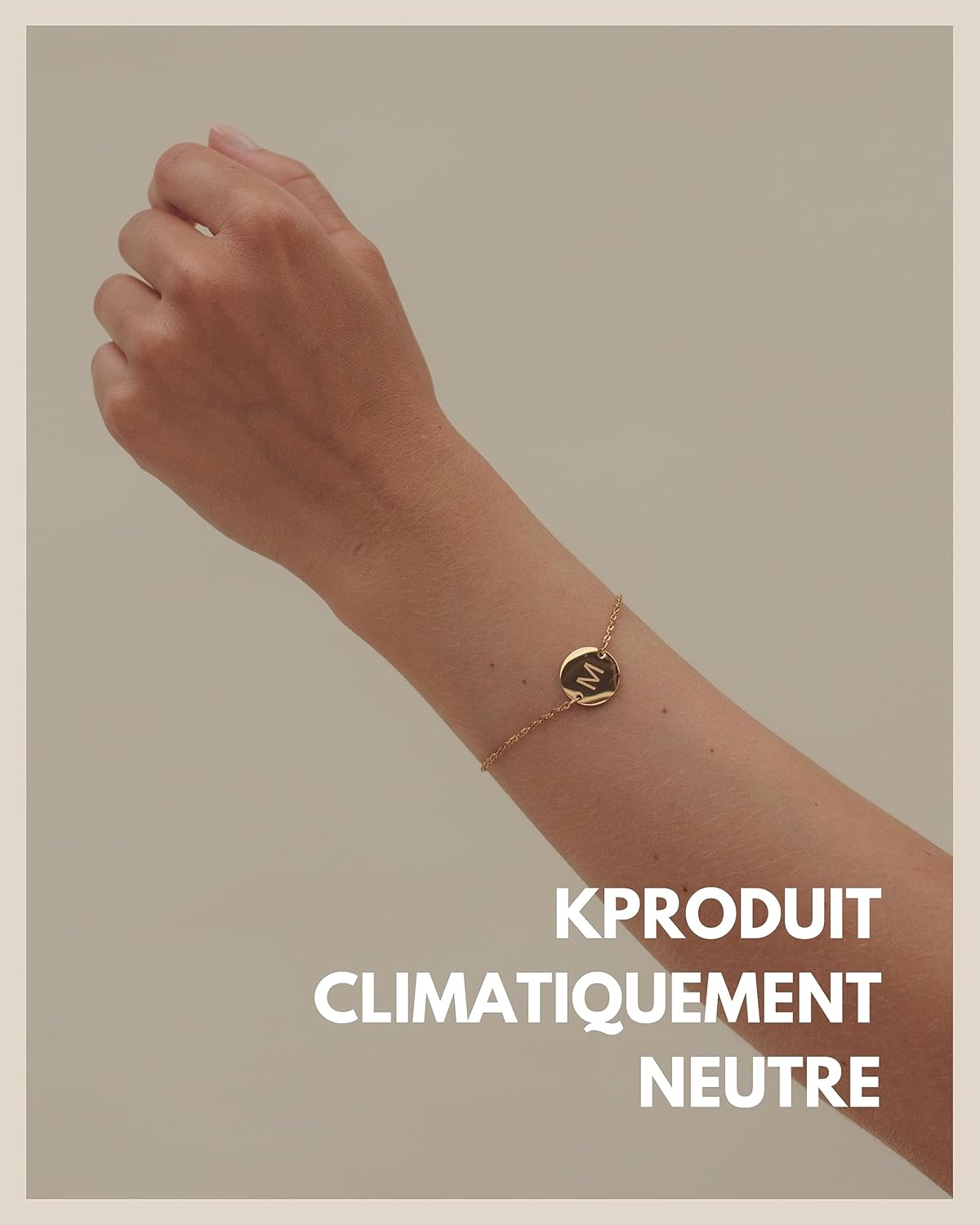 Thumbnail 5 de GD GOOD.designs Bracelet lettres 18K 15,5–19 cm