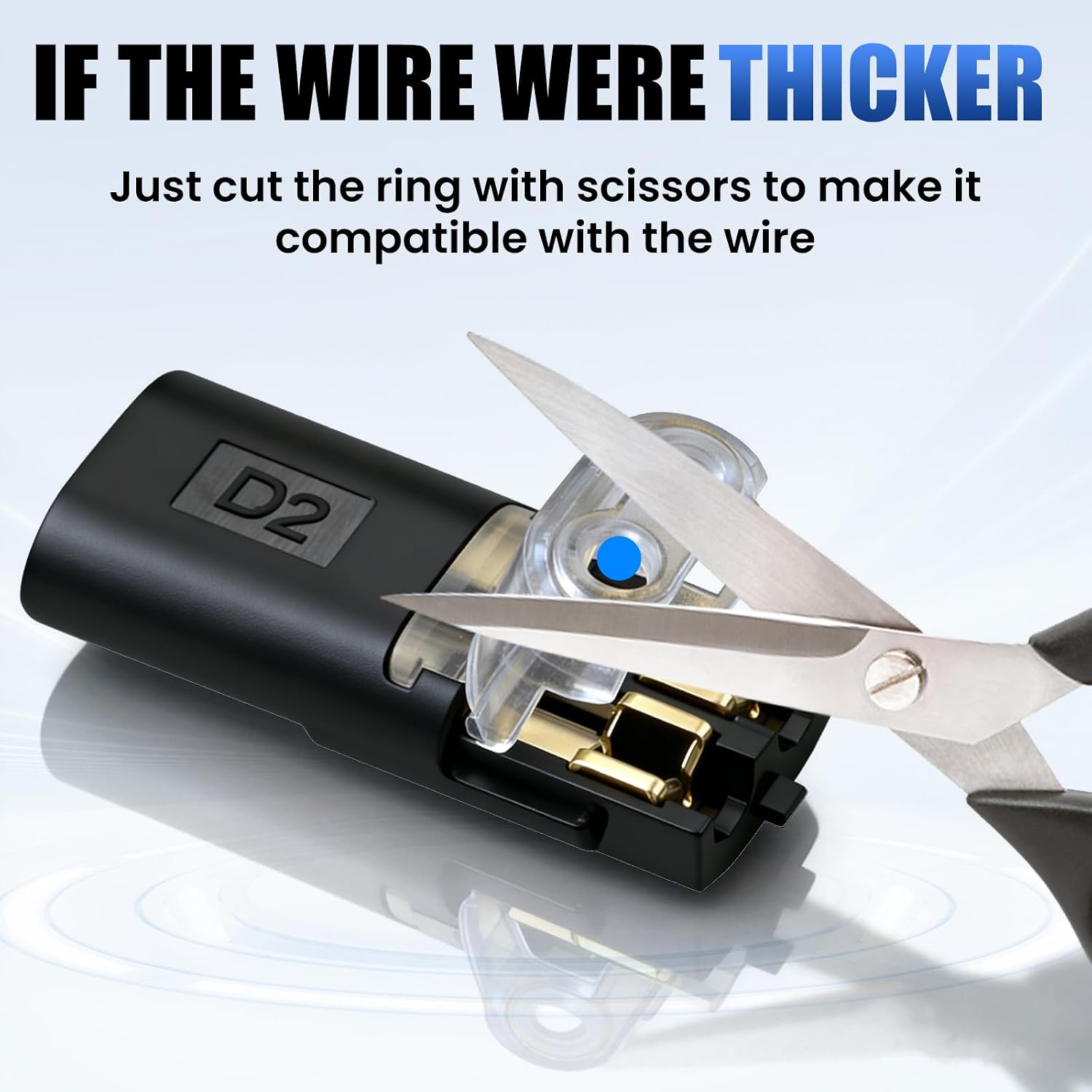 Detalle 2 de Double-Wire Plug-In Connector, 18–22 AWG