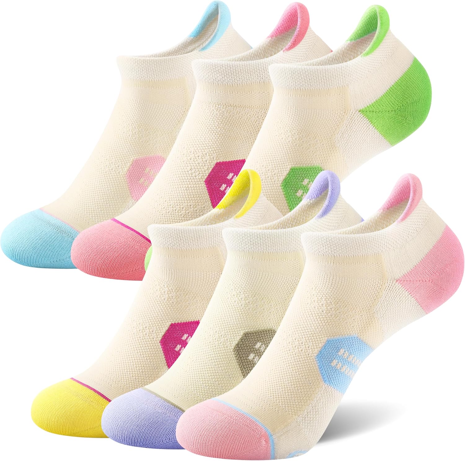 Thumbnail 6 de CS CELERSPORT 6 Pack Ankle Running Socks — Cushioned