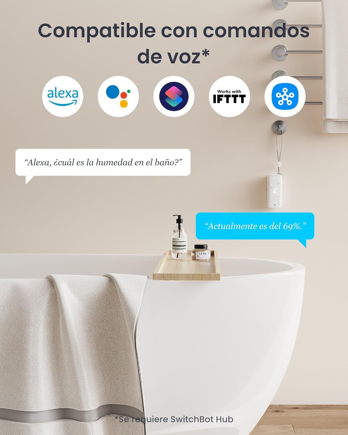 Thumbnail 7 de SwitchBot Termómetro Higrómetro IP65 Bluetooth para Interior/Exterior 🌡️