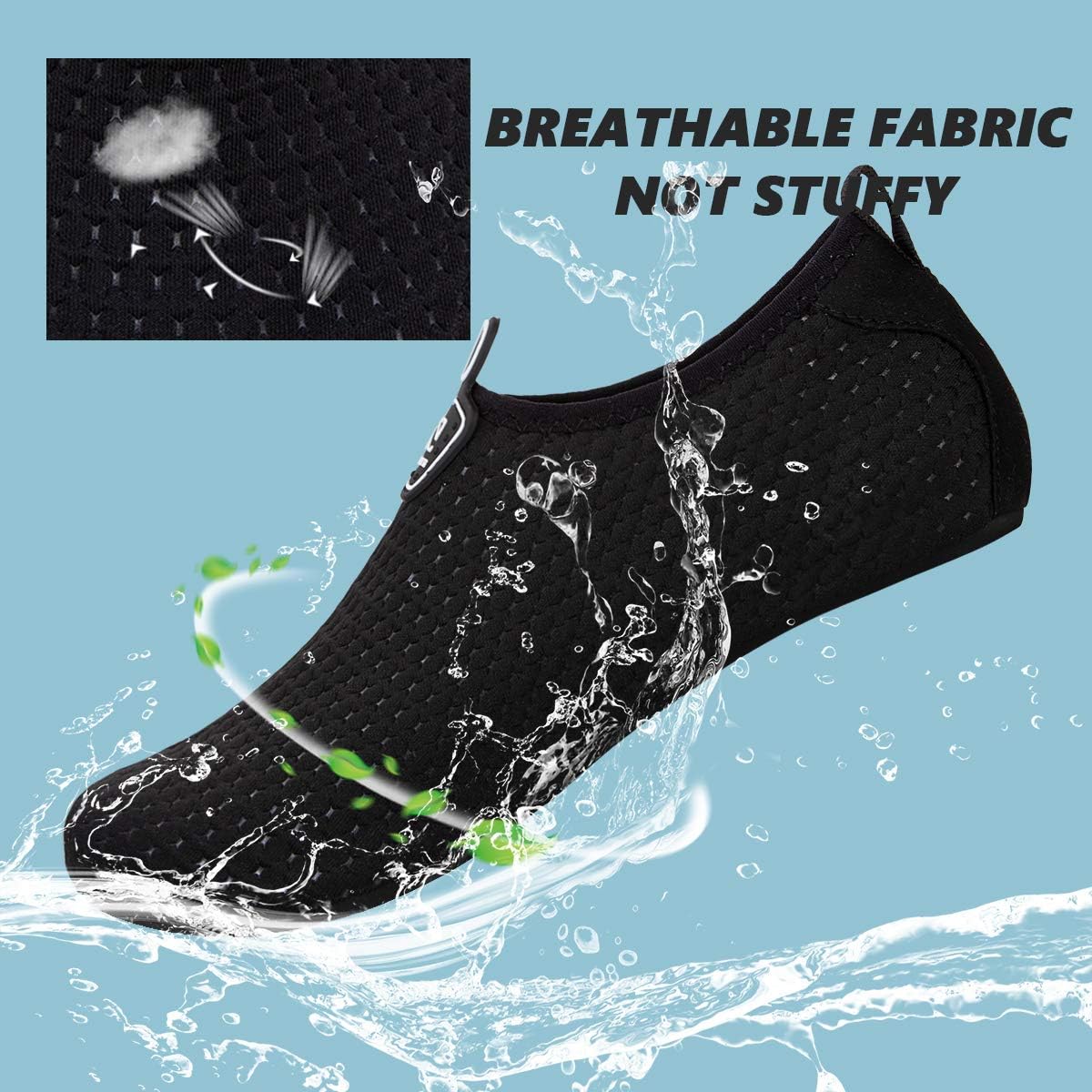 Thumbnail 2 de Barefoot Water Shoes Aqua Spots: Quick-Dry Beach, Swim and Surf Footwear for Men and Women