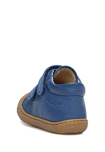 Detalle de Naturino Chaussures Premiers Pas en Cuir, Bleu-Marron, Taille 18