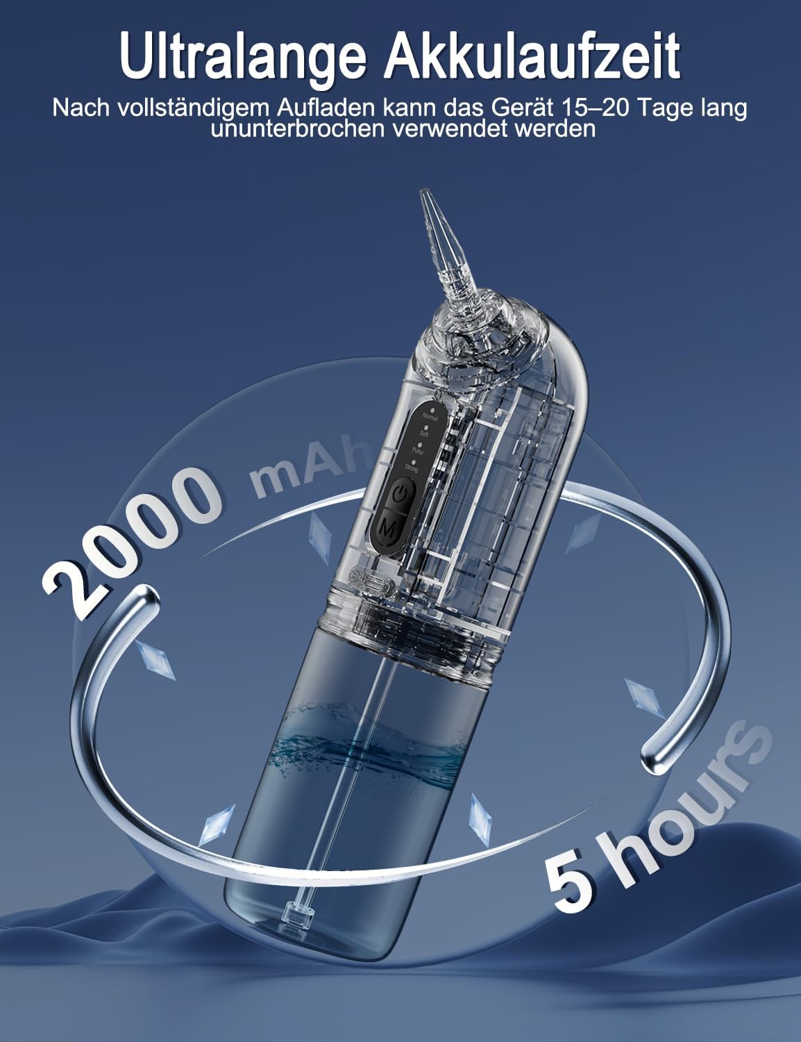 Detalle 2 de AZHE Ohrenschmalz Entferner mit 1080P Otoskop – Wiederaufladbar, 4 Reinigungsmodi und 2000 mAh