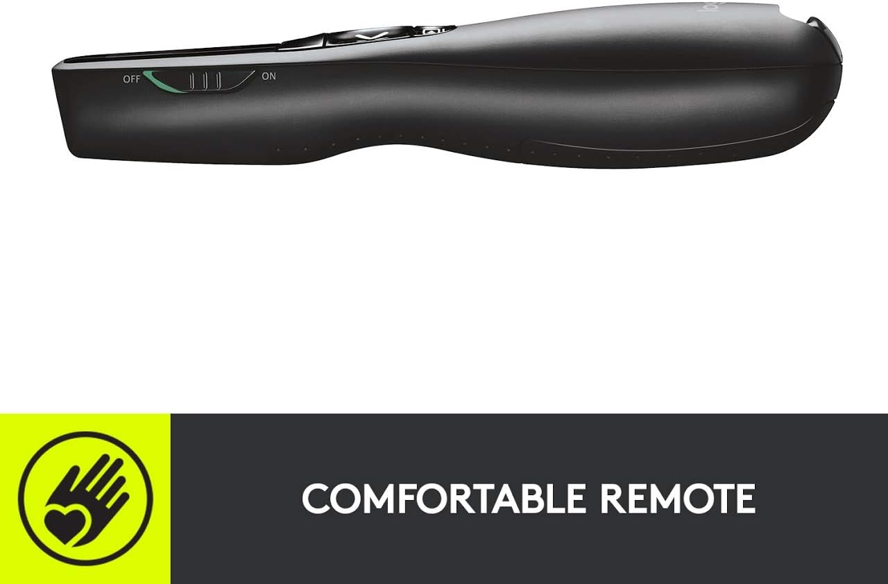 Thumbnail 6 de Logitech R800 Wireless Presenter with Green Laser, LCD Timer and 100-Foot Range