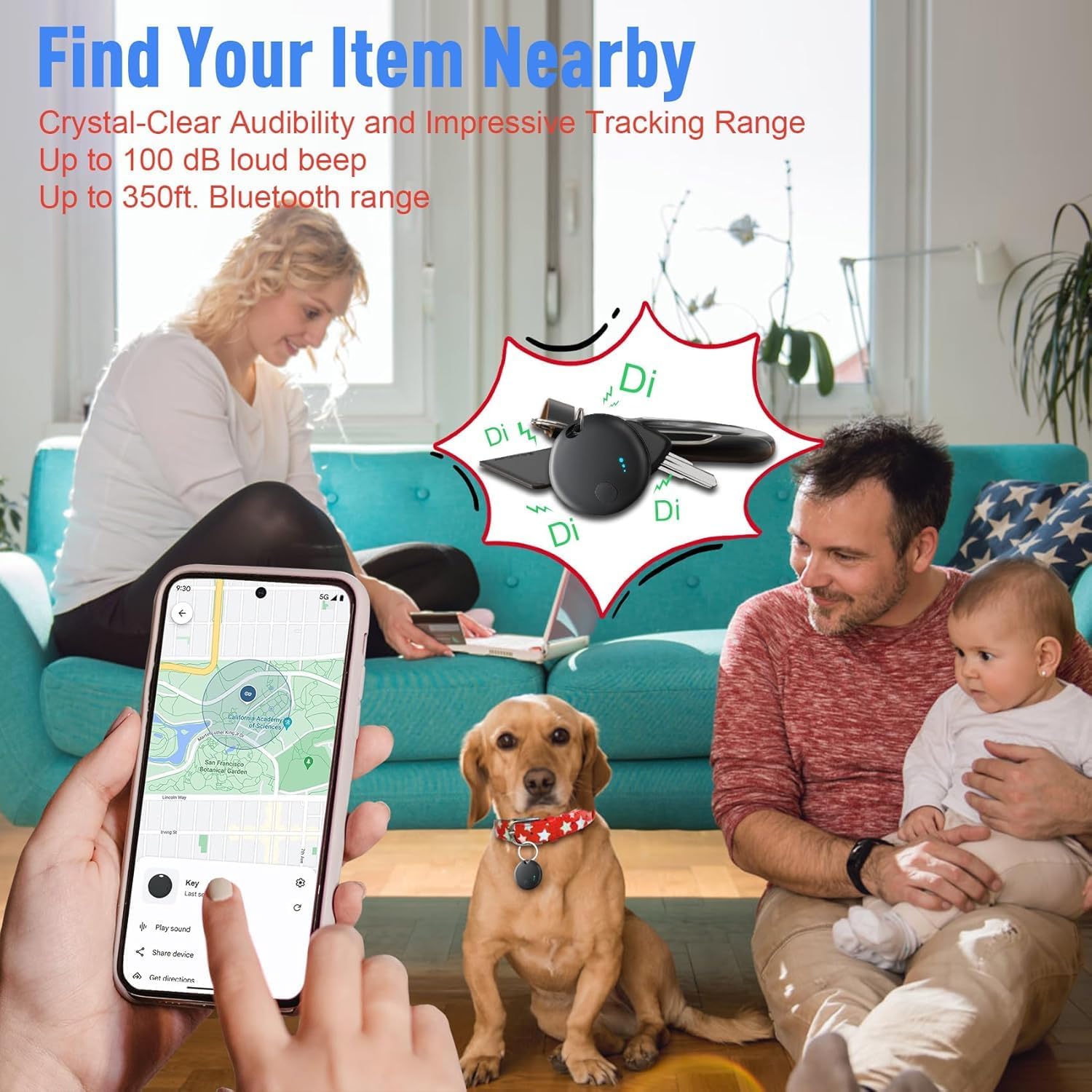 Thumbnail 1 de Air Smart Tracker Android Smart Tracker Tag 6 g