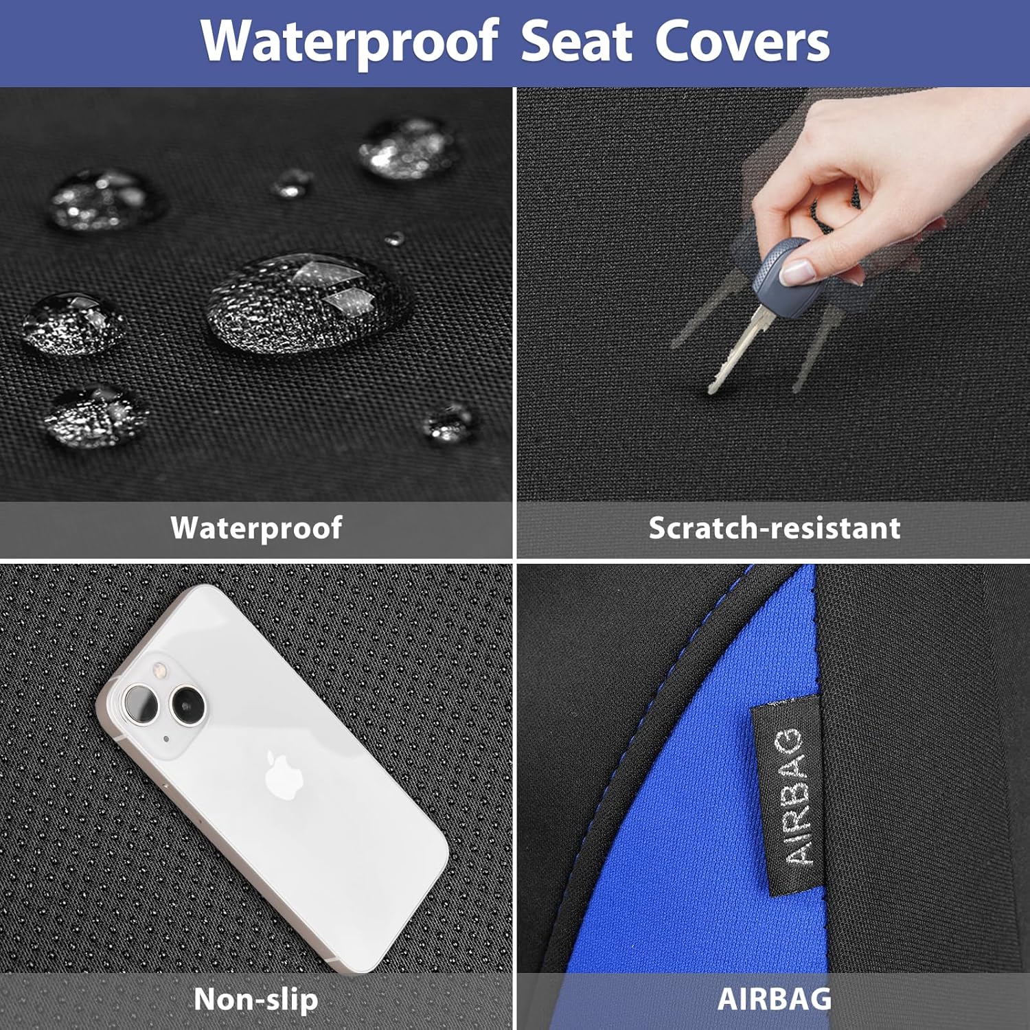 Thumbnail 4 de CAR PASS Neoprene Wetsuit Seat Covers 5mm