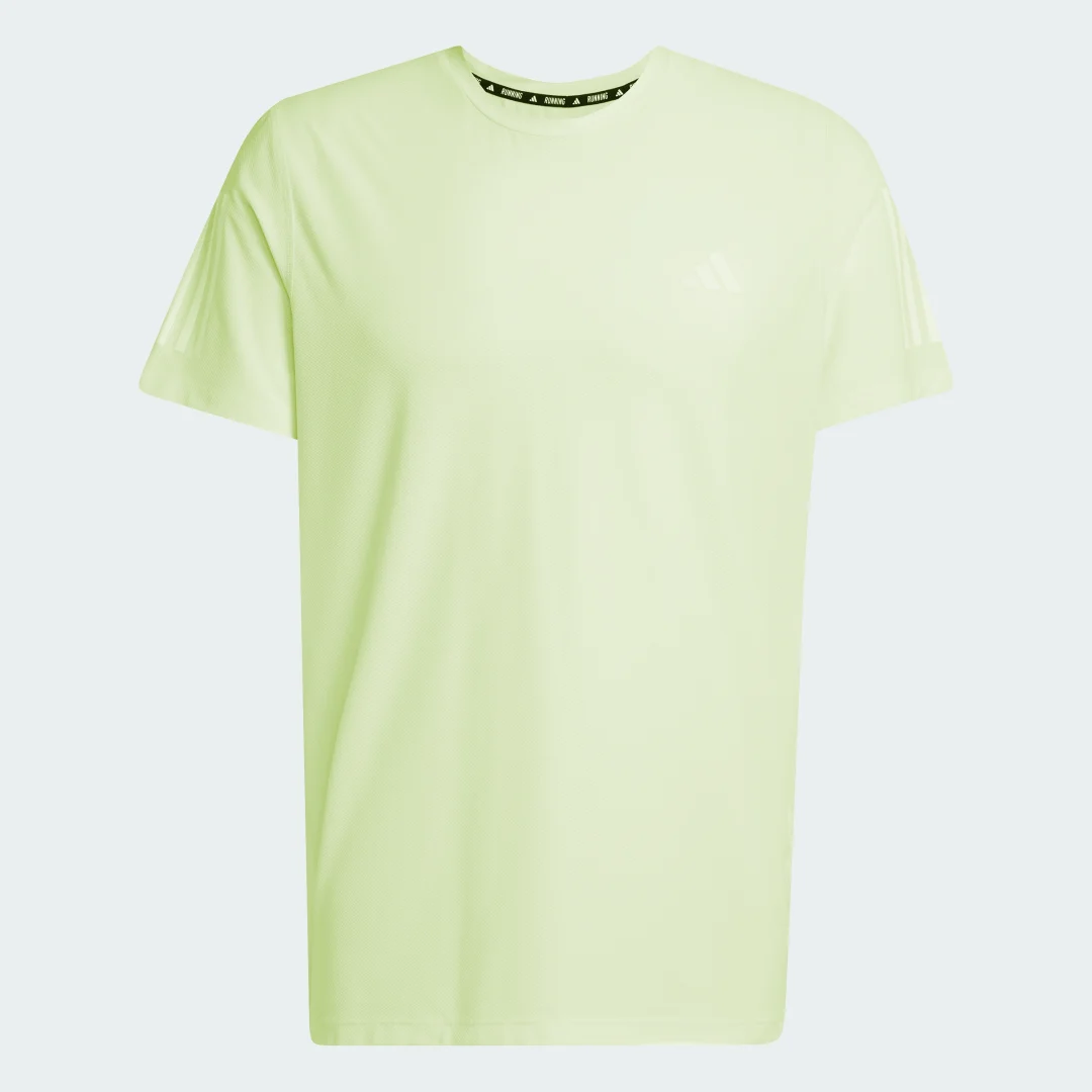 Detalle 2 de Camiseta Own the Run de Adidas – Amarillo, para tus sesiones de running