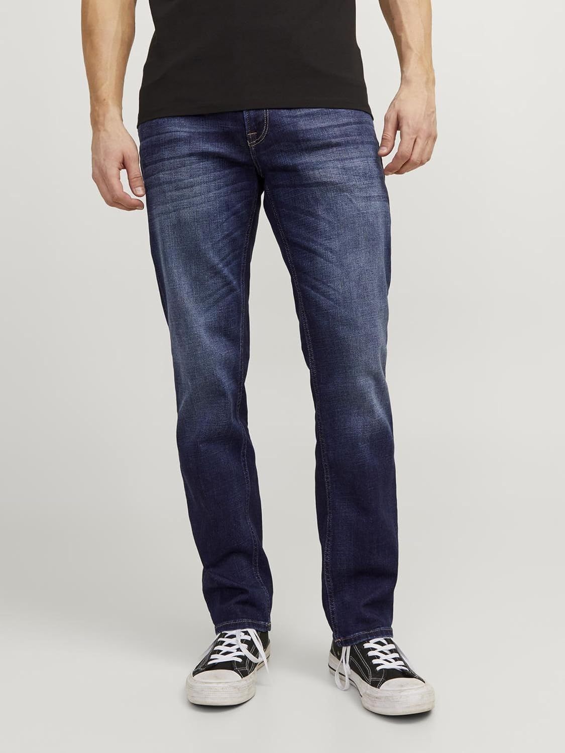 Thumbnail 1 de JACK & JONES JJICLARK JOS 278 : jean coupe regular à taille mi-haute