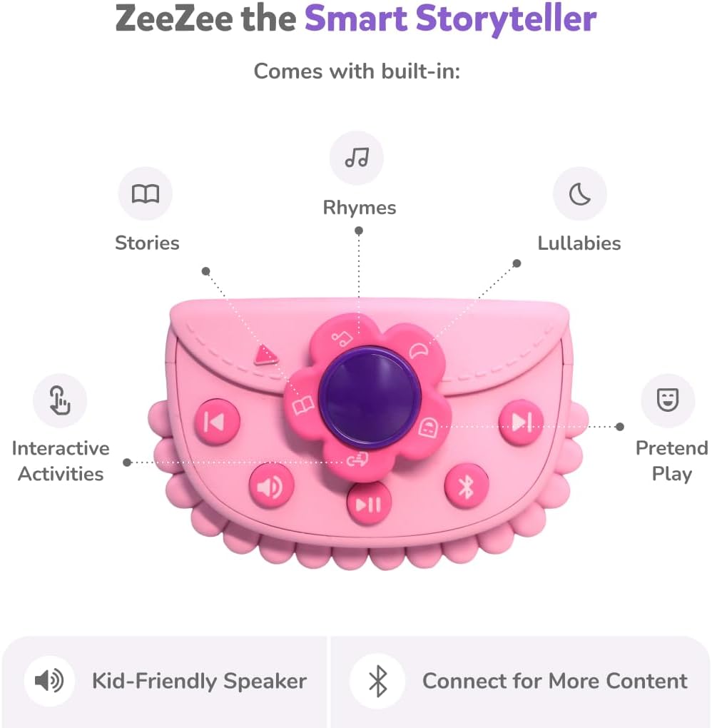 Detalle 2 de Shifu PlayShifu Smart Talking Plush Toy – ZeeZee Unicorn (Interactive Singing & Storytelling)