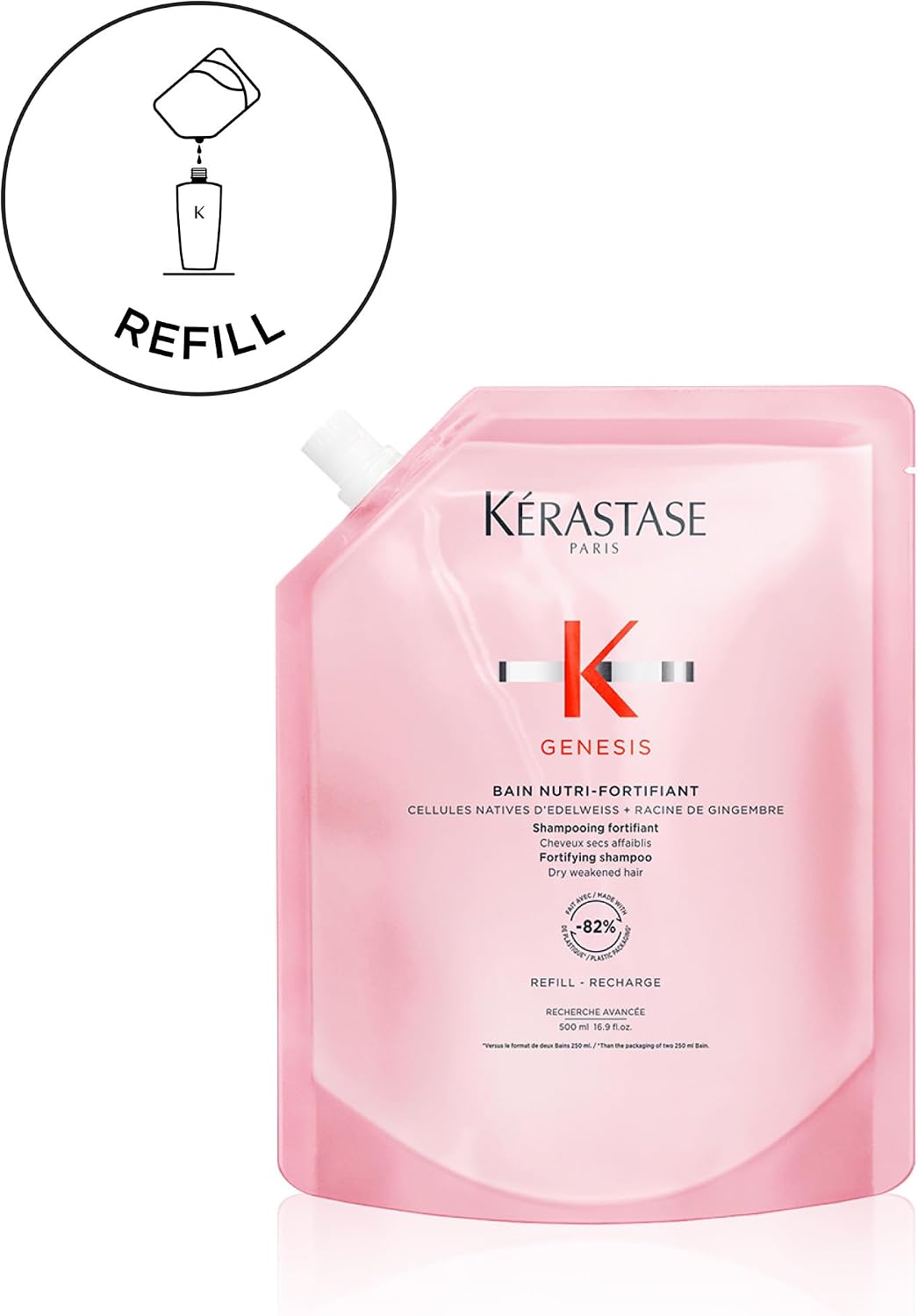 Detalle 2 de Kérastase Genesis Bain Nutri‑Fortifiant 500 ml