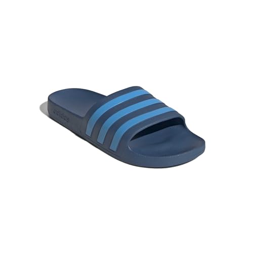 Detalle 2 de adidas Adilette Aqua Slides Unisex – Dusky Petrol/Lucid Aquamarine, Größe 42 EU