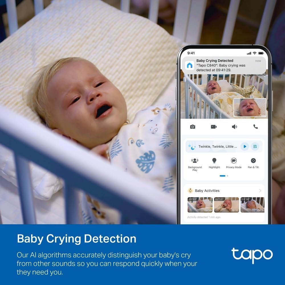 Thumbnail 5 de Tapo C840 2K 4MP Baby Monitor