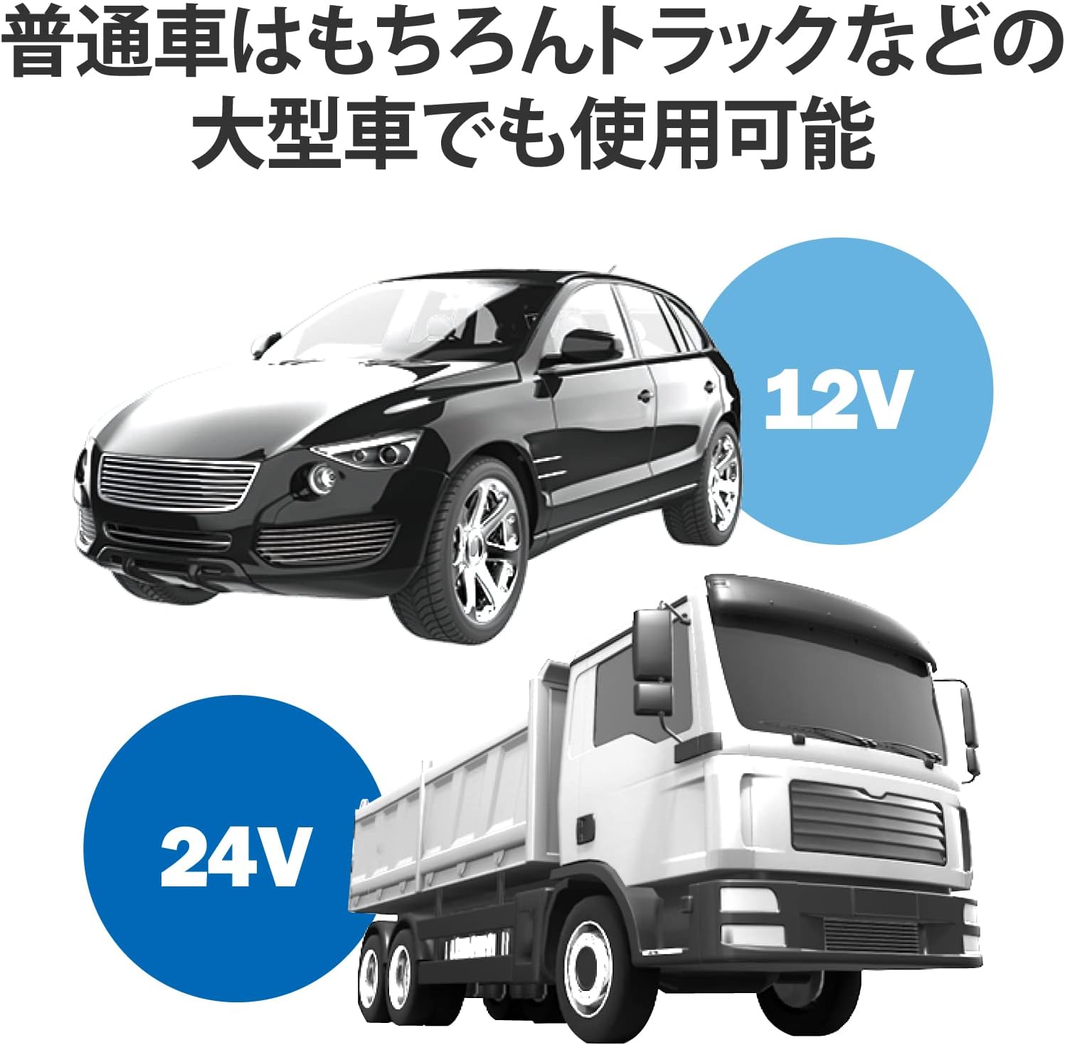 Thumbnail 5 de エレコム EC-DC08BK 車載充電器 USB-A 2ポート 12W・12V/24V対応 LED付き