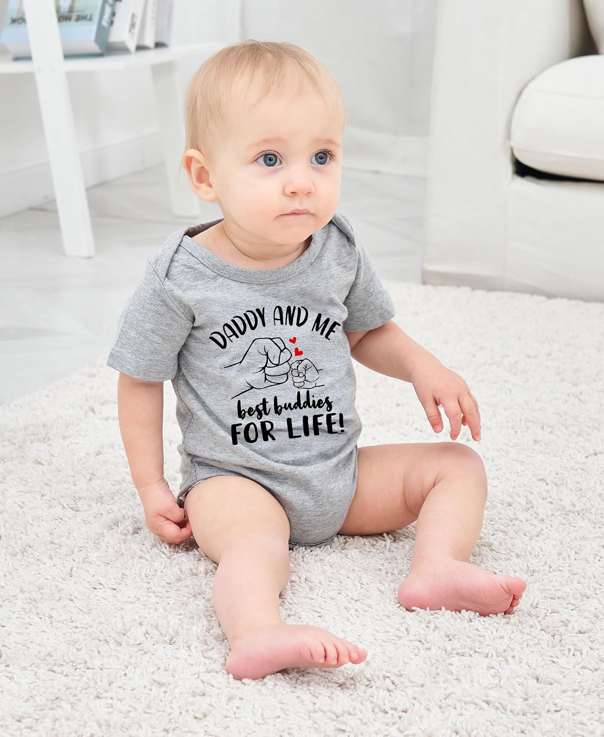 Detalle de RAISEVERN Baby Bodysuit, Cotton