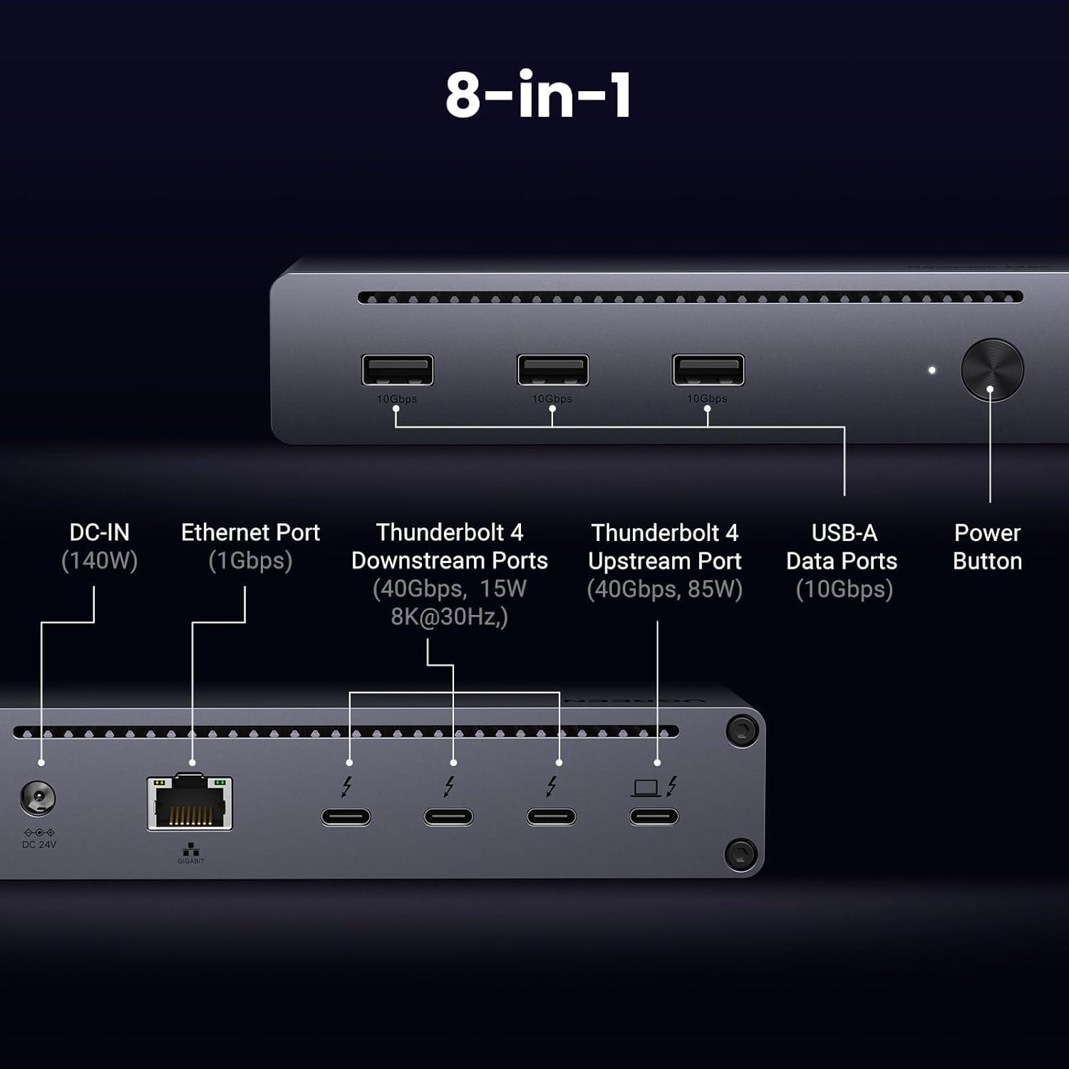Thumbnail 1 de UGREEN Revodok Max 208 Thunderbolt 4 Dock