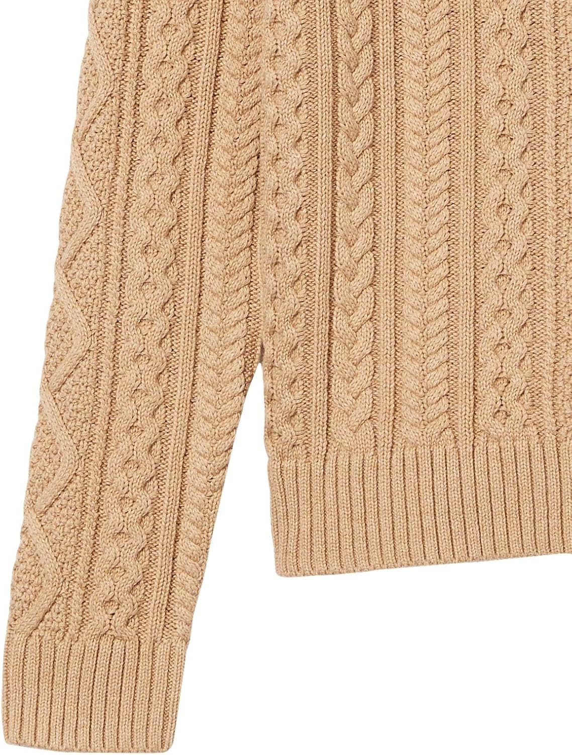 Detalle 2 de Amazon Essentials Men’s 100% Cotton Fisherman Cable Crewneck Jumper (Long Sleeve)
