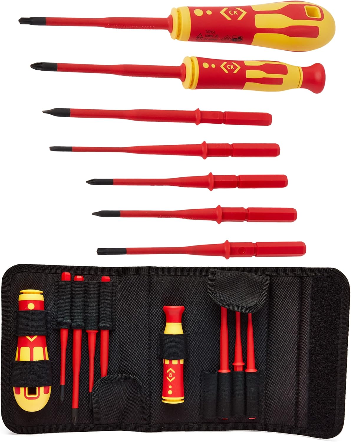 Detalle de C.K T4925 VDE 1000V Interchangeable Screwdriver Set with Slim Blades