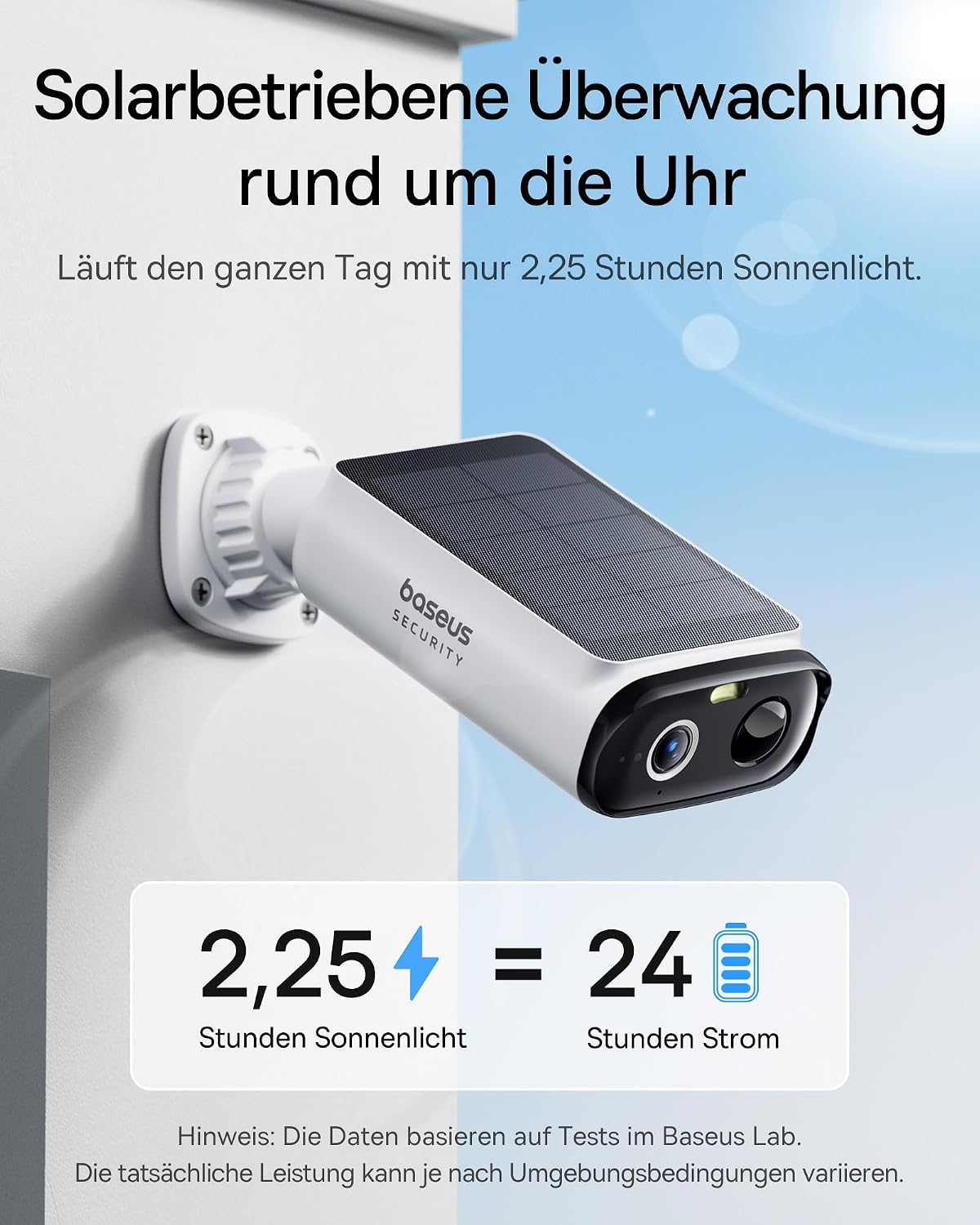 Detalle 2 de Baseus S1 Lite Solocam Außenkamera 2K