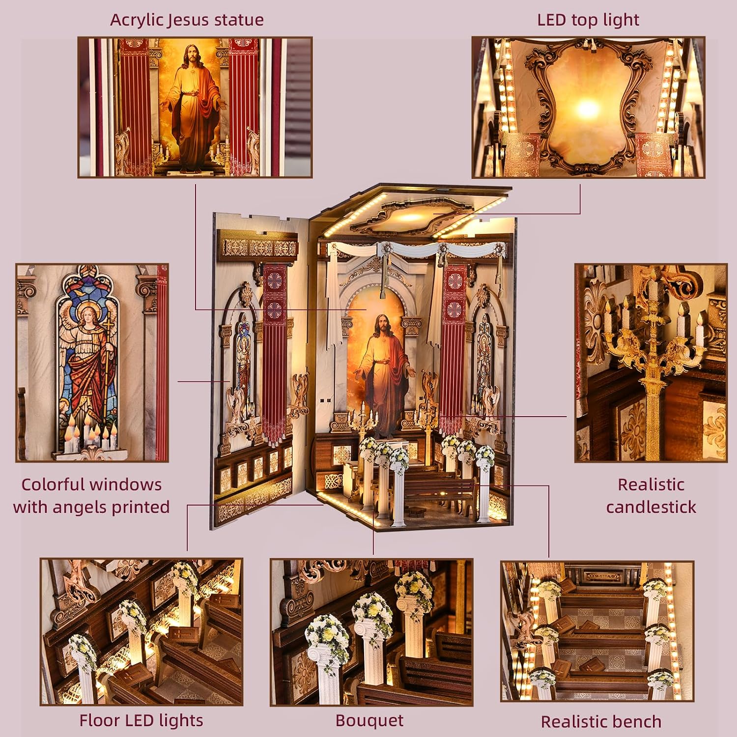Thumbnail 4 de ETKVR Book Nook Kit 133-piece
