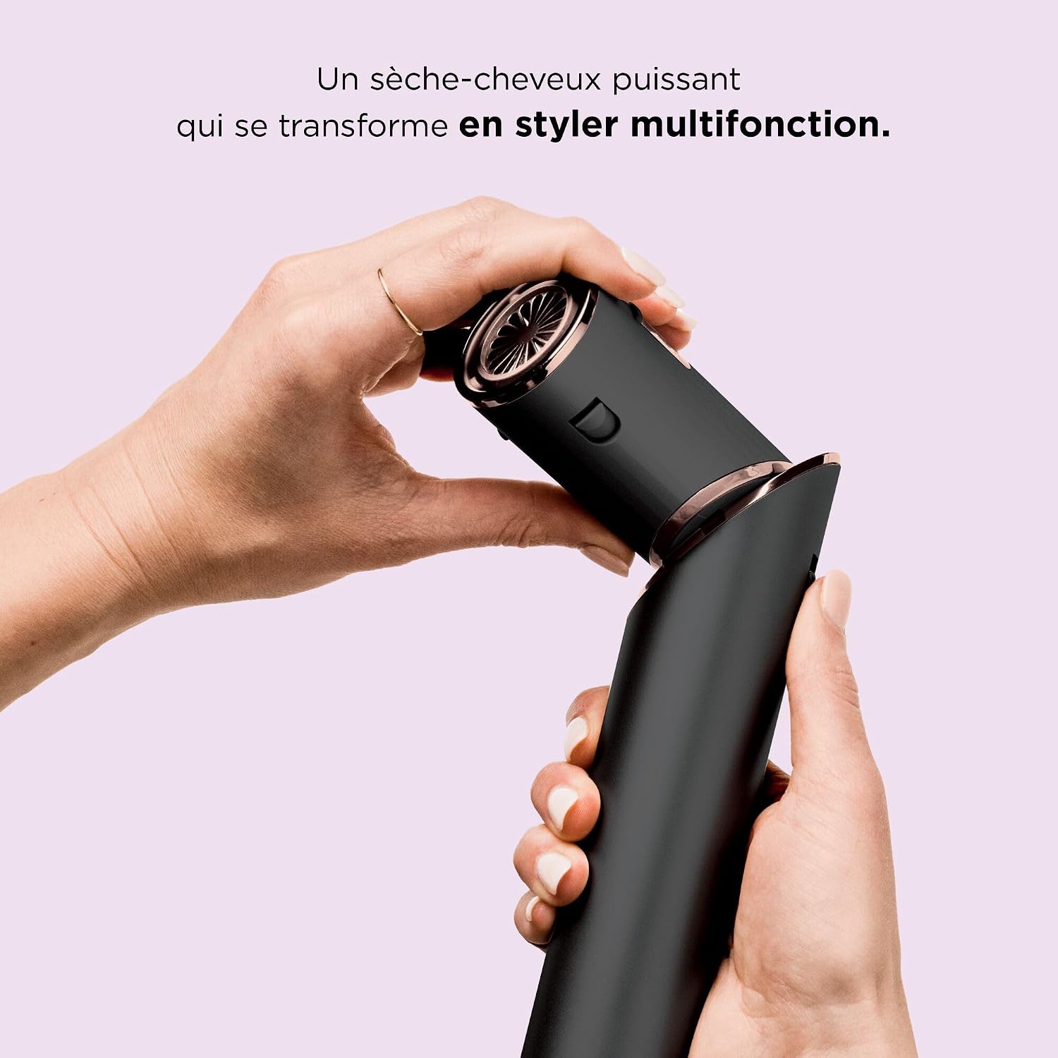 Detalle de Shark FlexStyle Air Styler & sèche-cheveux avec boucleurs auto-wrap, brosse ovale et concentrateur
