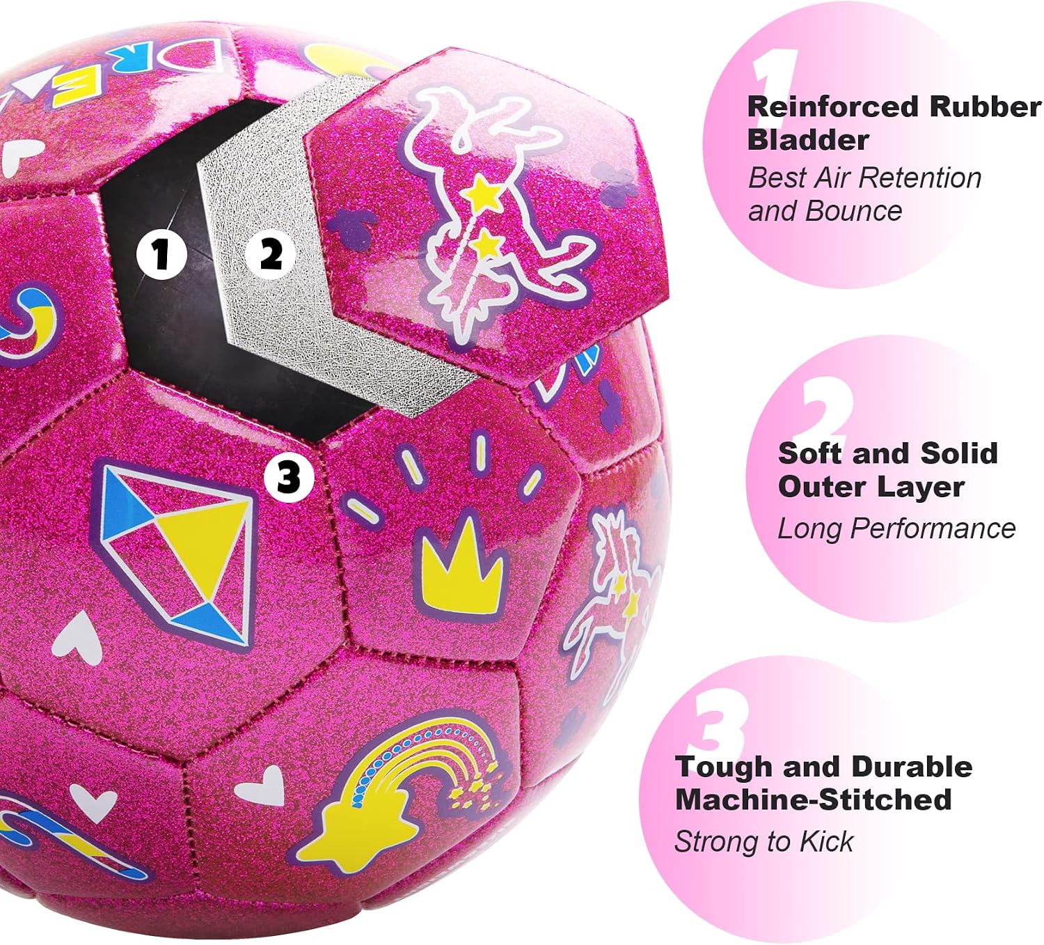 Thumbnail 3 de U&C Planet Balón de fútbol infantil T3
