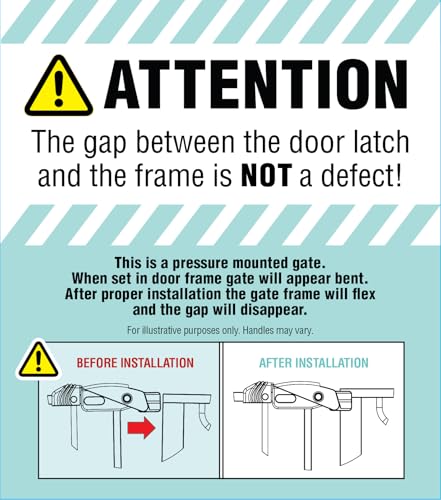 Thumbnail 8 de Regalo Safety Easy Step Baby Gate for Doorways & Bottom of Stairs (73.6–95.5 cm) with Extension