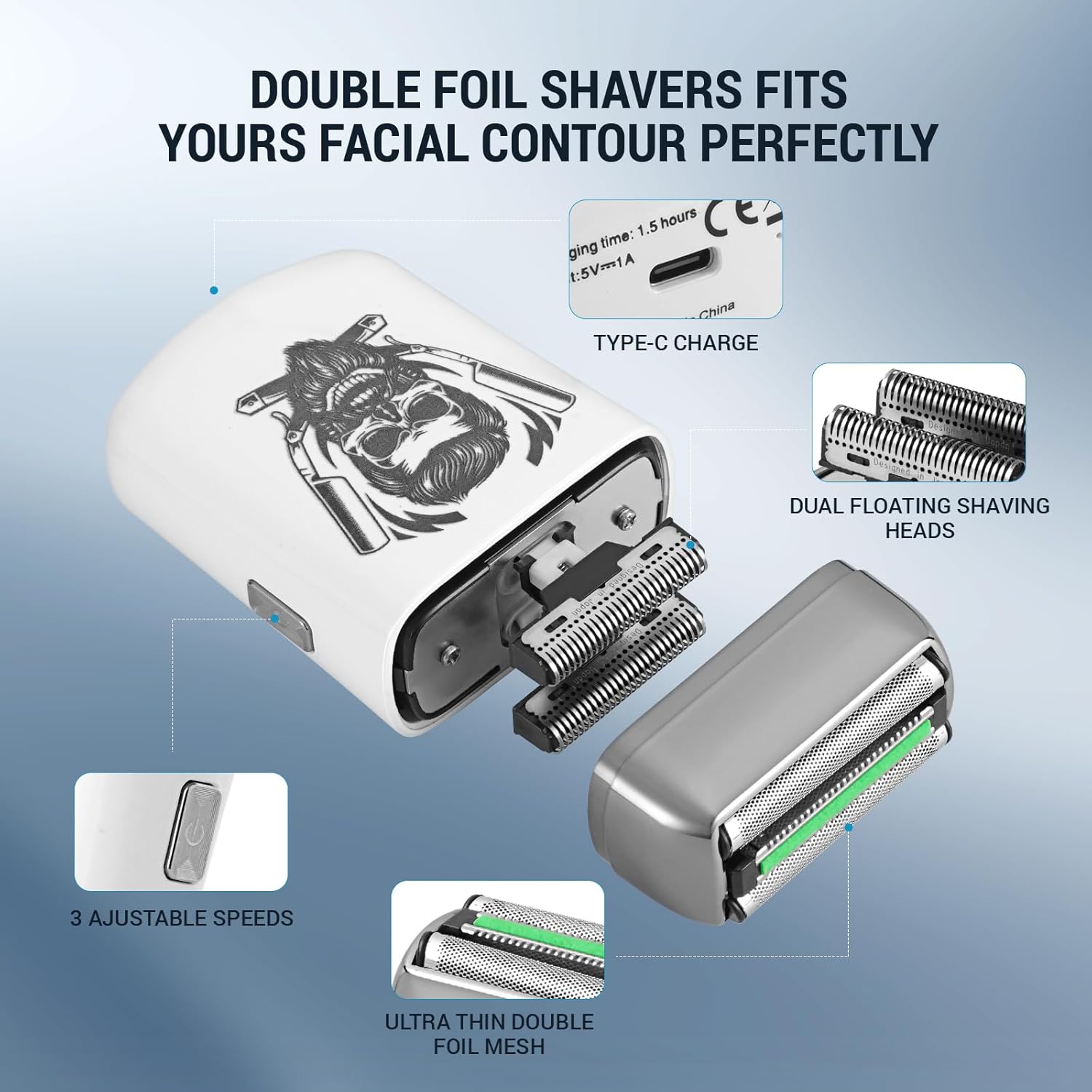 Thumbnail 2 de BESTBOMG Hair Clippers 240 min 💈