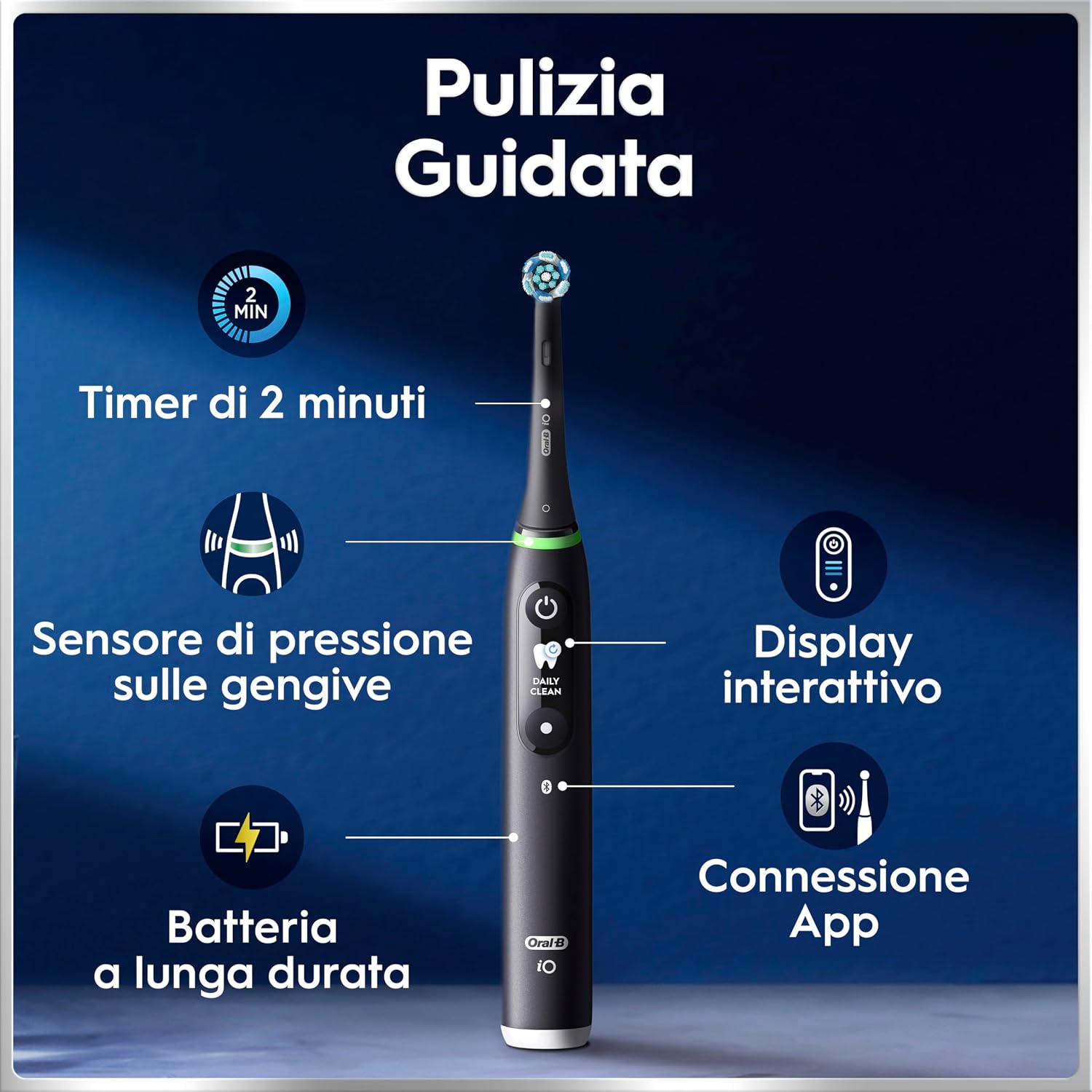 Detalle 2 de Oral-B iO 6N spazzolino elettrico 2 testine 🦷