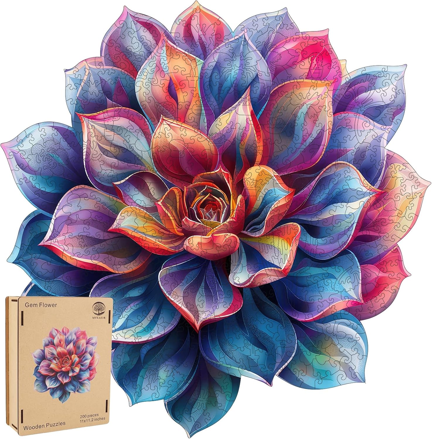 MYS A·U·R Wooden Puzzle, 500 Pieces