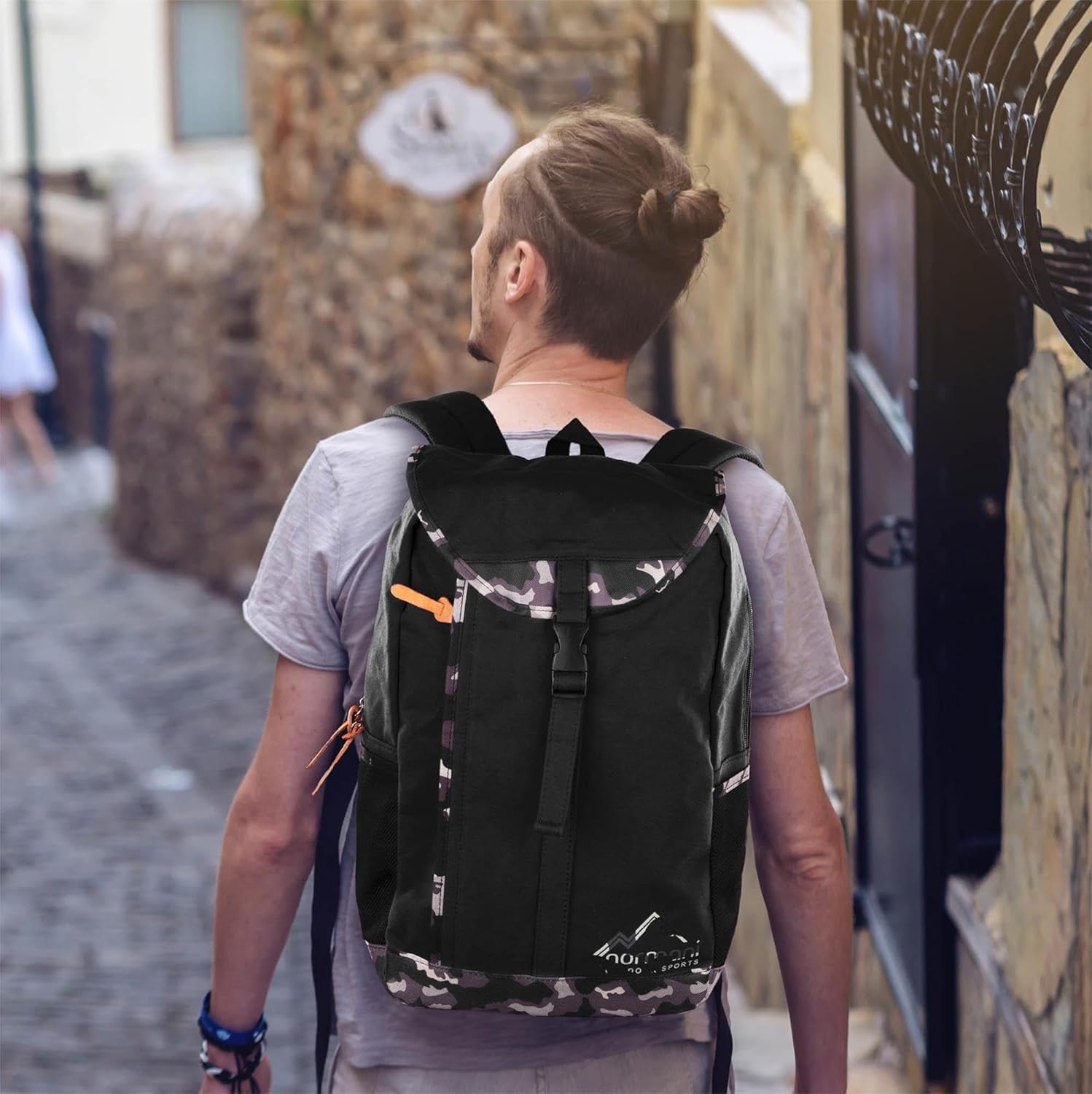 Thumbnail 5 de Normani Rucksack 20l – Großer Backpack mit Rückennetz, Laptopfach und zwei Trinkflaschenhaltern