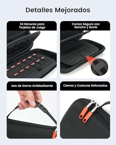 Detalle 2 de TRANSNOVO Funda para Nintendo Switch 2 con Ranura y Accesorios